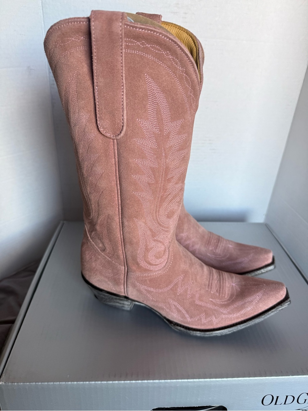 Old Gringo pink suede Nevada 9